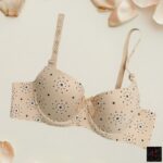 Luxurious Floral Star-Cut 3/4 Cup Push-Up Padded Bra – Seamless & Comfortable for Women