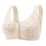 Front Button Wireless Comfort Bra with Wide Straps – Breathable Everyday Lingerie - Image 3