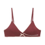 Japanese Lingerie Cotton Thin Cup Bra with Pads – Fashion Bow, Comfortable for Small Girls & Students - Image 2