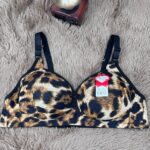 Wirefree Leopard Print Bra – Soft, Comfortable Everyday Fit - Image 3