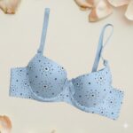 Luxurious Floral Star-Cut 3/4 Cup Push-Up Padded Bra – Seamless & Comfortable for Women - Image 4
