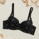Luxurious Floral Star-Cut 3/4 Cup Push-Up Padded Bra – Seamless & Comfortable for Women - Image 3