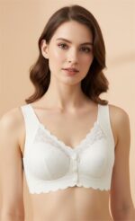 Skin-Friendly Traceless Front Open Bra – Soft Jelly Cup, Non-Slip, Daily Comfort Wear - Image 4