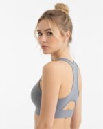Organic Cotton Sports Bra – Soft Elastic Band Spandex Bralette for Women | Daily Comfort & Active Wear - Image 2