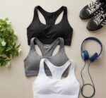 Organic Cotton Sports Bra – Soft Elastic Band Spandex Bralette for Women | Daily Comfort & Active Wear