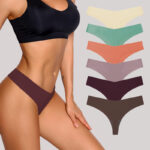 Low Waist Seamless Thong for Women – Soft Stretchable G-String Panties | Invisible Under Clothing